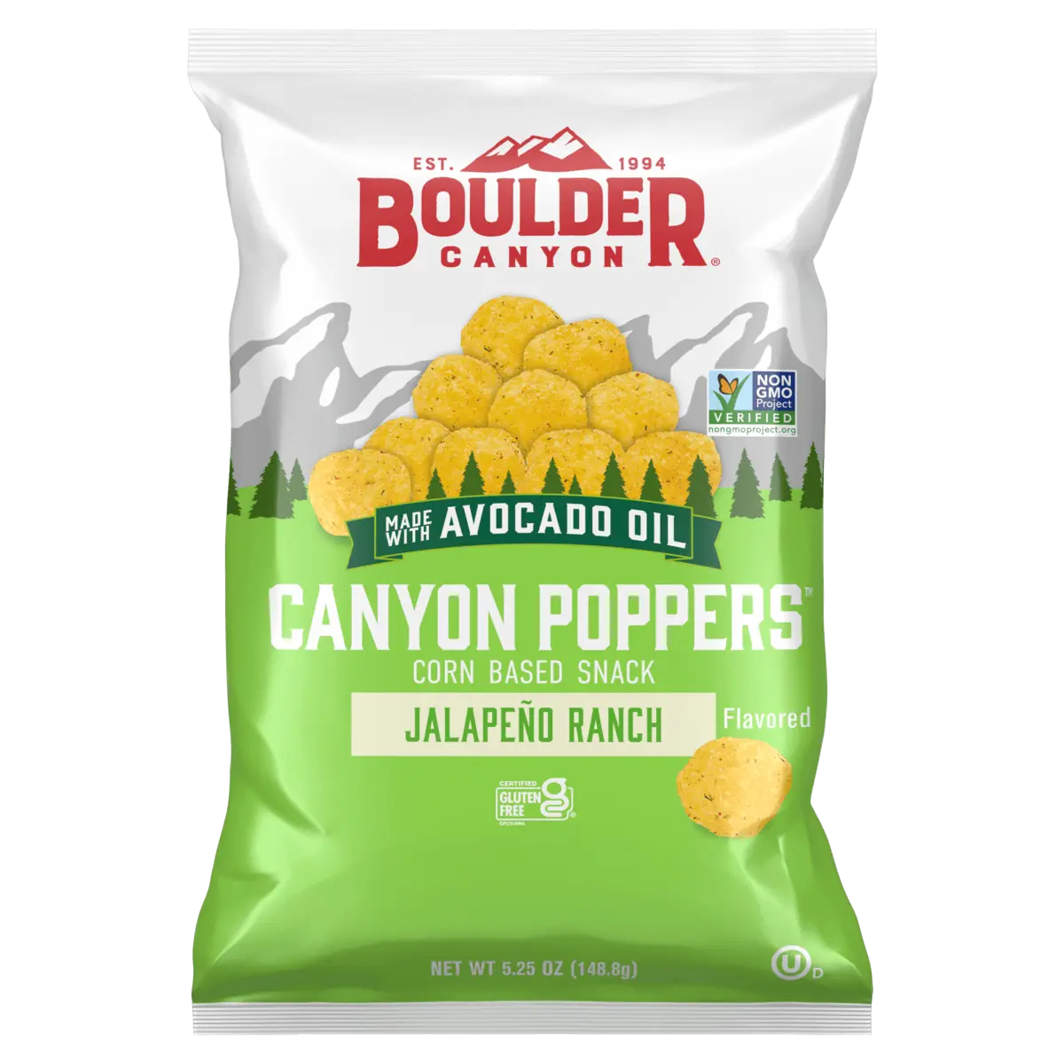 Boulder Canyon Avocado Oil Canyon Poppers Jalapeño Ranch