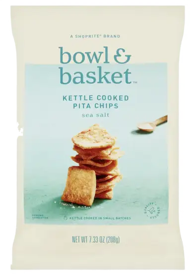 Bowl And Basket Kettle Cooked Pita Chips Sea Salt