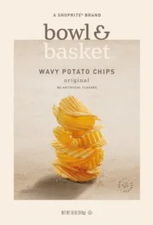 Bowl And Basket Wavy Potato Chips Original