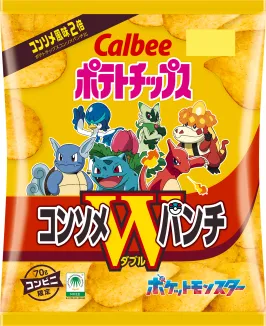 Potato Chips Consomme Double Punch Pokemon design