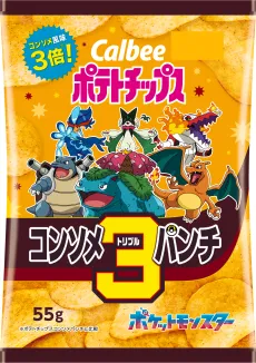 Potato Chips Consomme Triple Punch Pokemon design