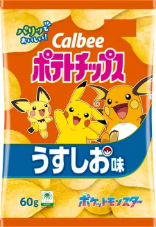 Potato Chips Lightly Salted Pokemon Design