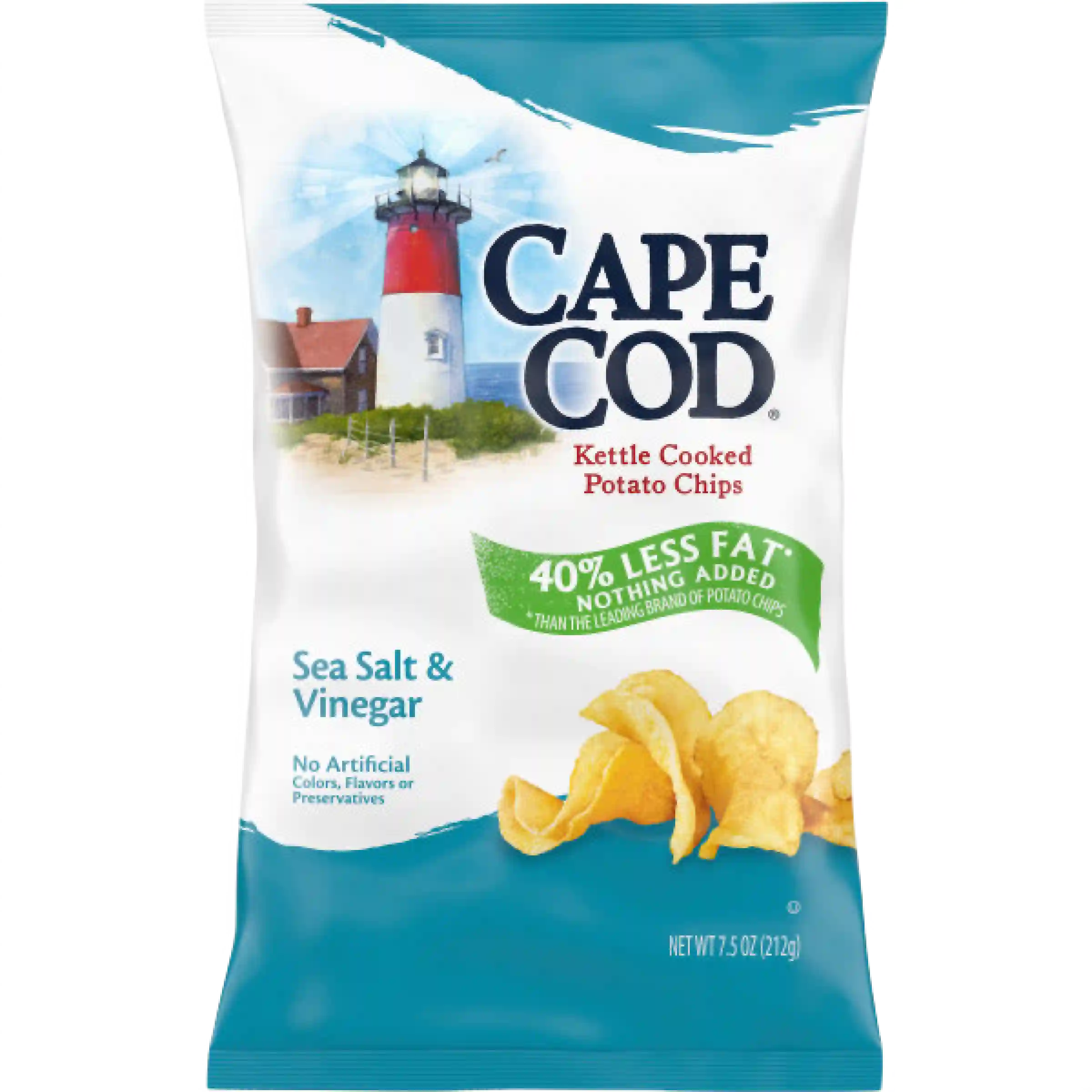 Cape Cod Less Fat Sea Salt & Vinegar