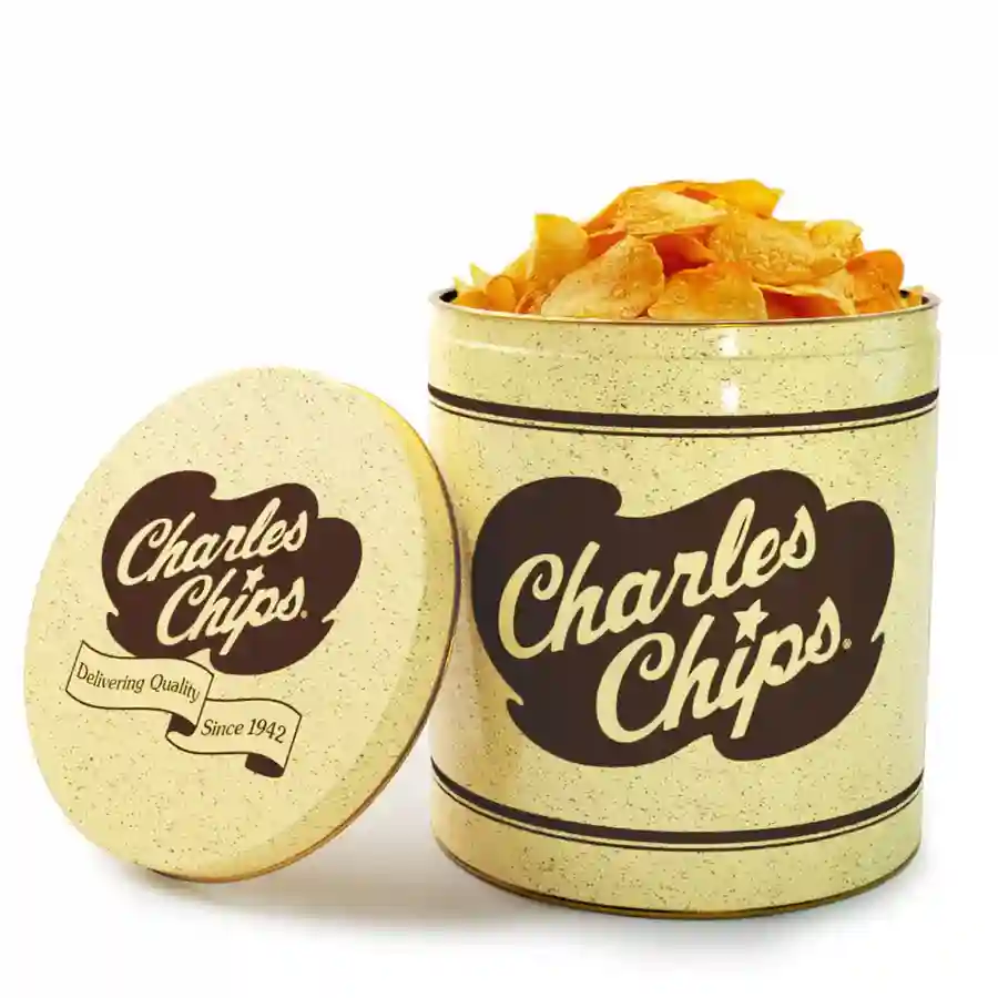 Charles Chips Tin Sweet Barbeque