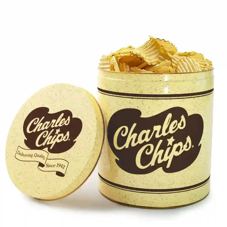 Charles Chips Tin Waffle Chips