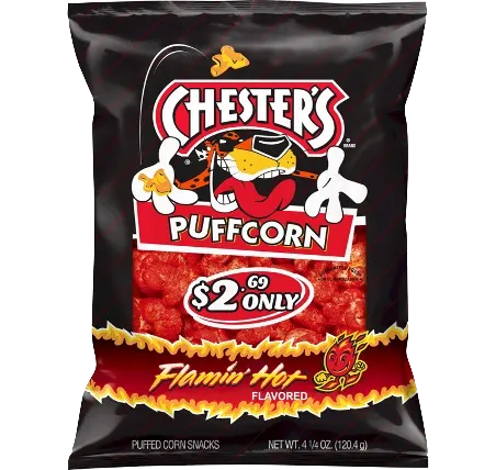 CHESTER'S® FLAMIN' HOT® Flavored Puffcorn