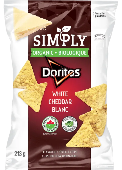 Simply DORITOS® White Cheddar