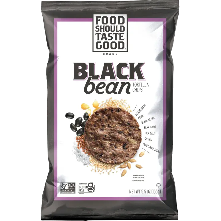 Food Should Taste Good Black Bean Tortilla Chips