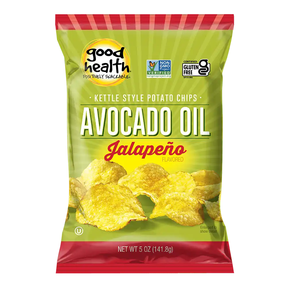 Good Health Avocado Oil Kettle Style Potato Chips Jalapeno