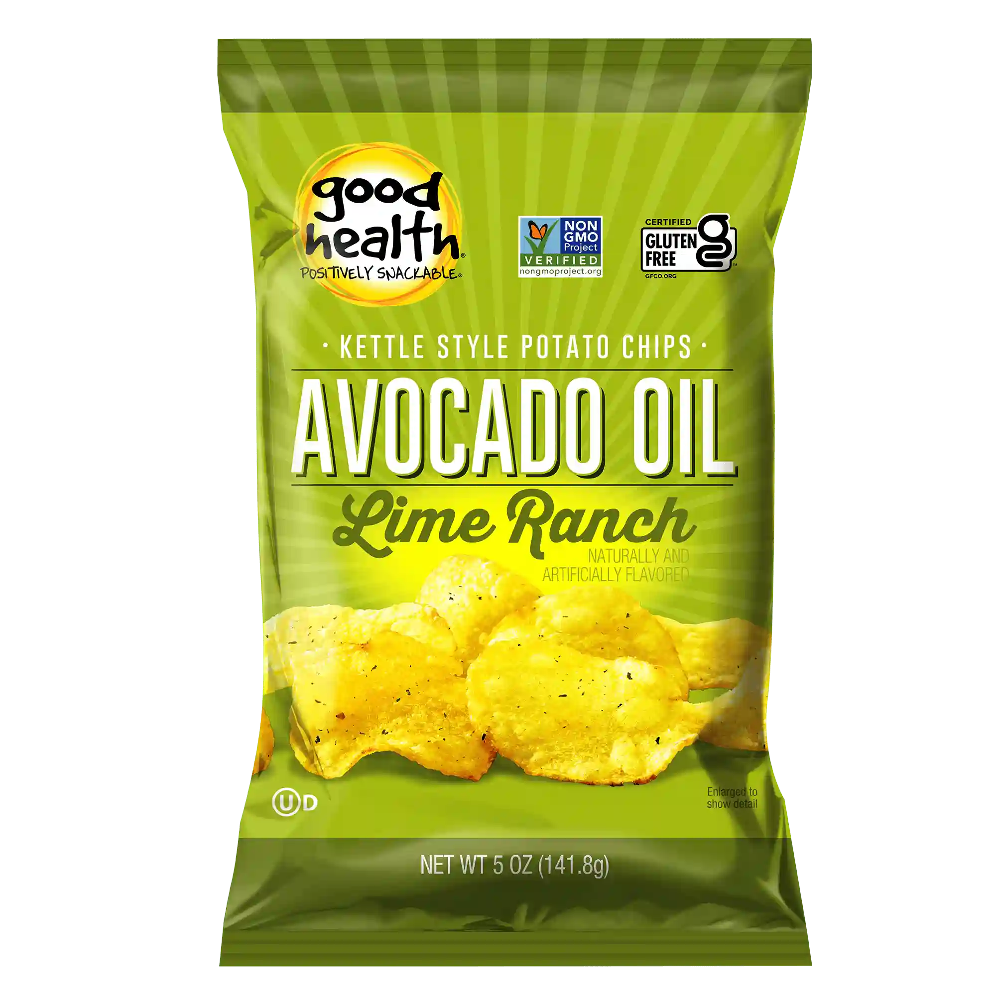 Good Health Avocado Oil Kettle Style Potato Chips Lime Ranch