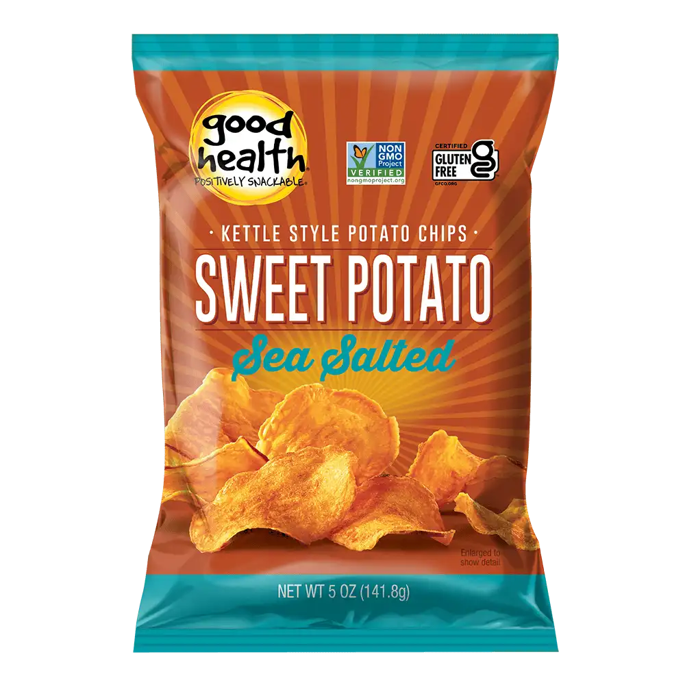 Good Health Kettle Style Sweet Potato Chips Sea Salted