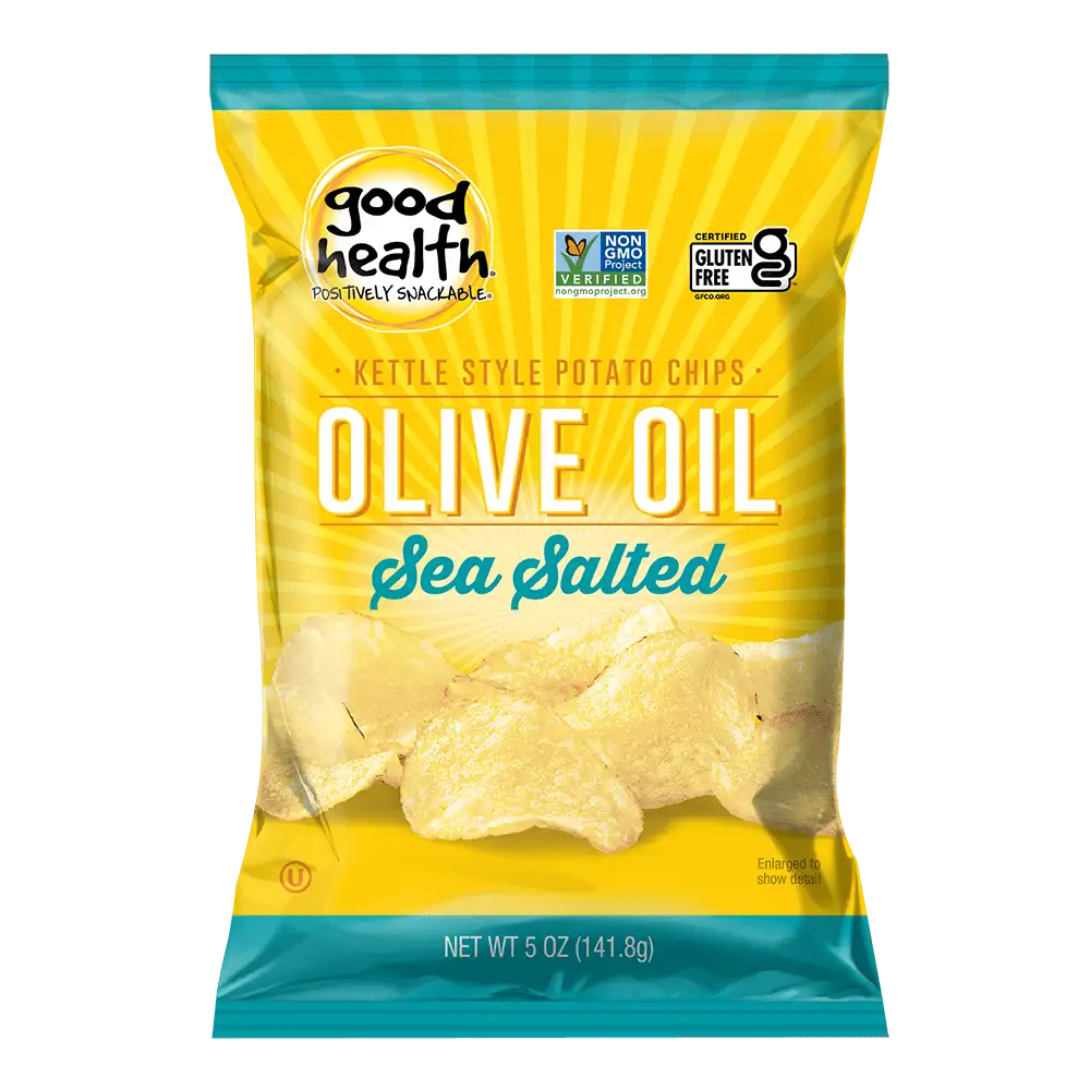 Good Health Olive Oil Kettle Style Potato Chips Sea Salted