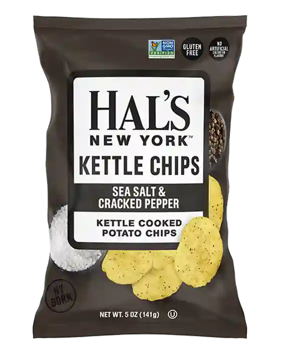 Hals New York Sea Salt And Cracked Pepper Kettle Chips