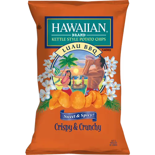 Hawaiian Luau BBQ Kettle Style Potato Chips