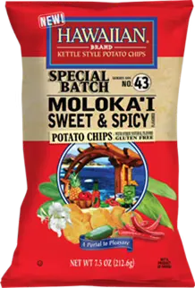 HAWAIIAN® SPECIAL BATCH No. 43 Moloka'i Sweet and Spicy Potato Chips