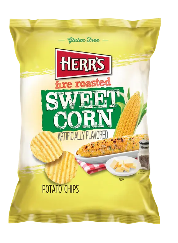 Herr's Fire Roasted Sweet Corn Potato Chips