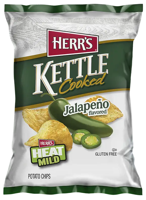 Herr's Jalapeno Kettle Cooked Chips