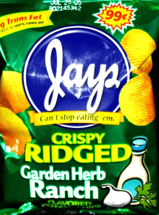 Jays Crispy Ridged Garden Herb Ranch