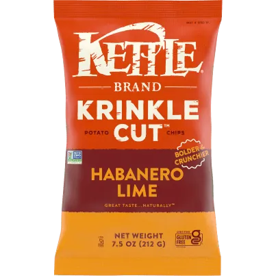 Kettle Brand Krinkle Cut Habanero Lime