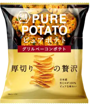 Koikeya Pure Potato Grilled Bacon Potato