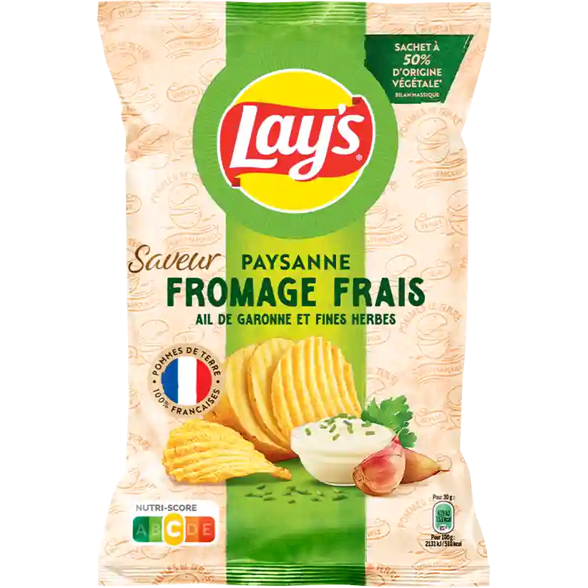 Lay's Paysanne Fresh Cheese, Garonne Garlic, & Fine Herbs