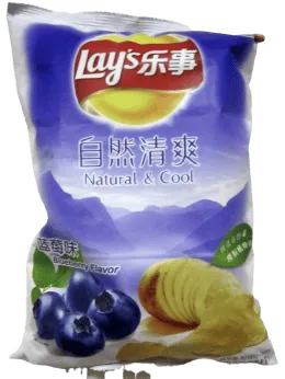 Lay's Natural Cool Blueberry