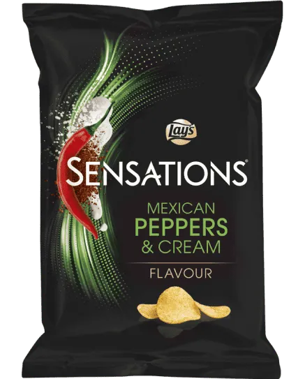 Lay's Sensations Mexican Peppers & Cream