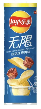 Lay's Stax Finger Licking Braised Pork