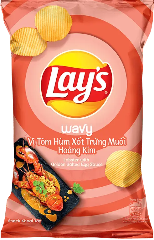 Lay's Wavy Lobster with Golden Salted Egg Sauce