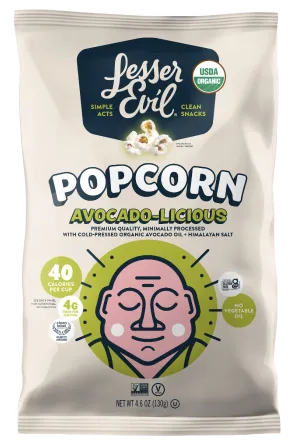 LesserEvil Popcorn Avocado-Licious