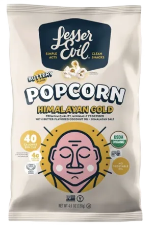 LesserEvil Popcorn Himalayan Gold