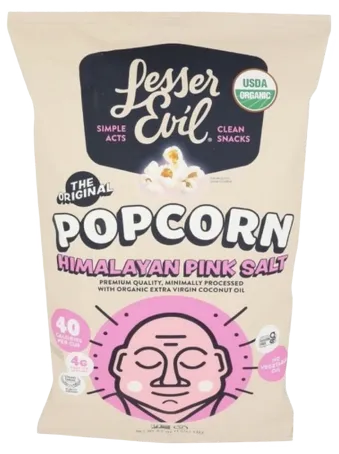 LesserEvil Popcorn Himalayan Pink Salt