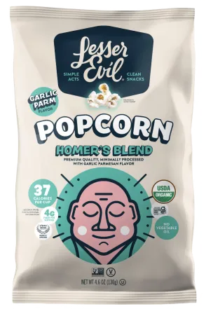 LesserEvil Popcorn Homer's Blend