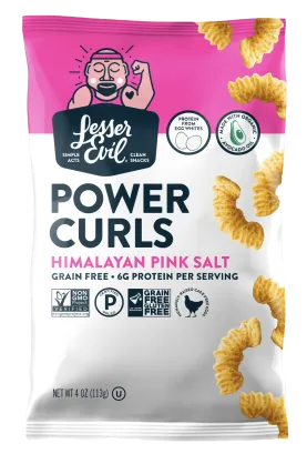 LesserEvil Power Curls Himalayan Pink Salt