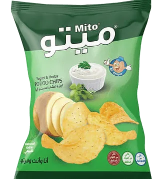 Mito Yogurt & Herbs Potato Chips