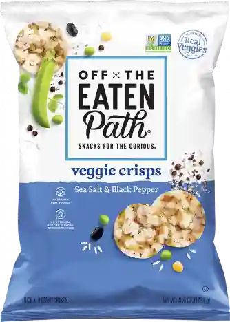 Off the Eaten Path Veggie Crisps Sea Salt & Black Pepper