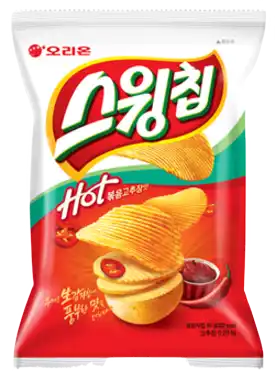 Orion Swing Chips Stir Fried Red Chili Paste