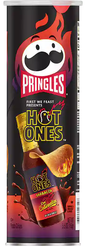 Pringles Hot Ones Los Calientes Barbacoa