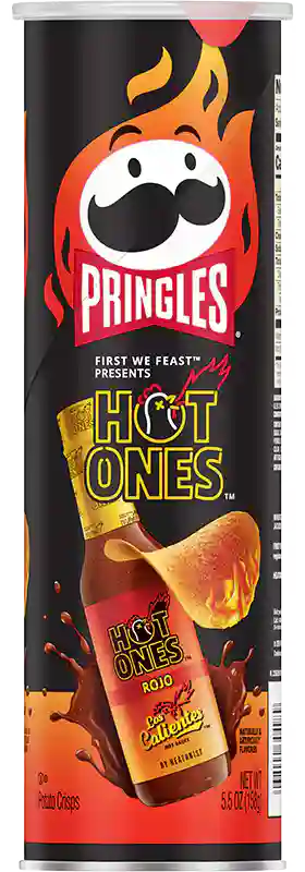 Pringles Hot Ones Los Calientes Rojo