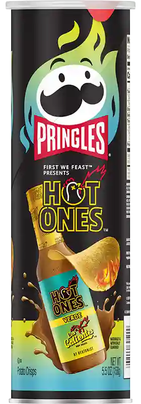 Pringles Hot Ones Los Calientes Verde