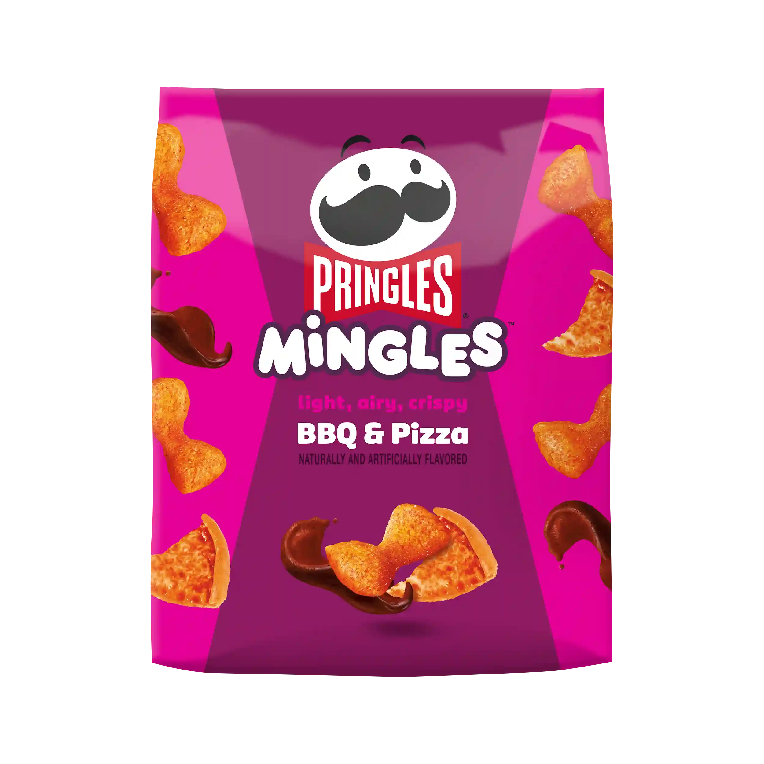 Pringles Mingles Puffed Snacks BBQ Pizza