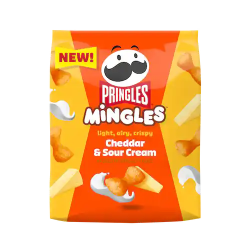 Pringles Mingles Puffed Snacks Cheddar & Sour Cream