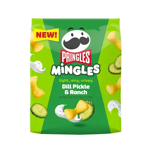 Pringles Mingles Puffed Snacks Dill Pickle Ranch