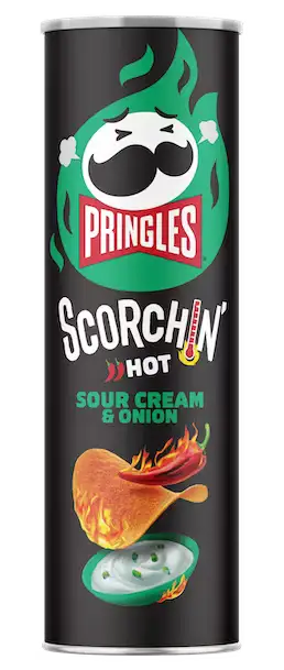 Pringles Scorchin' Sour Cream & Onion