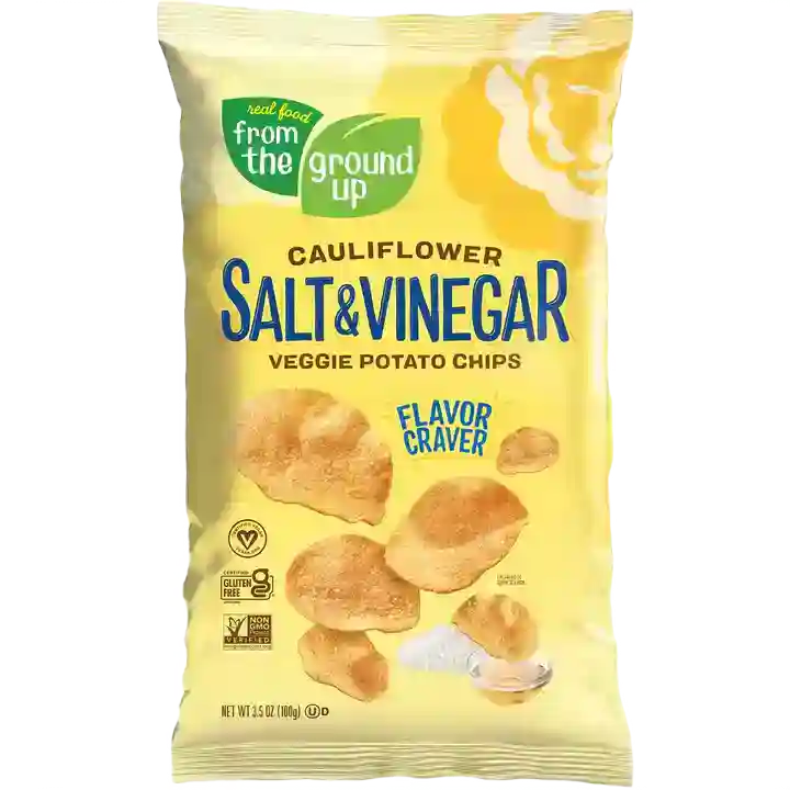 Salt & Vinegar Cauliflower Potato Chips