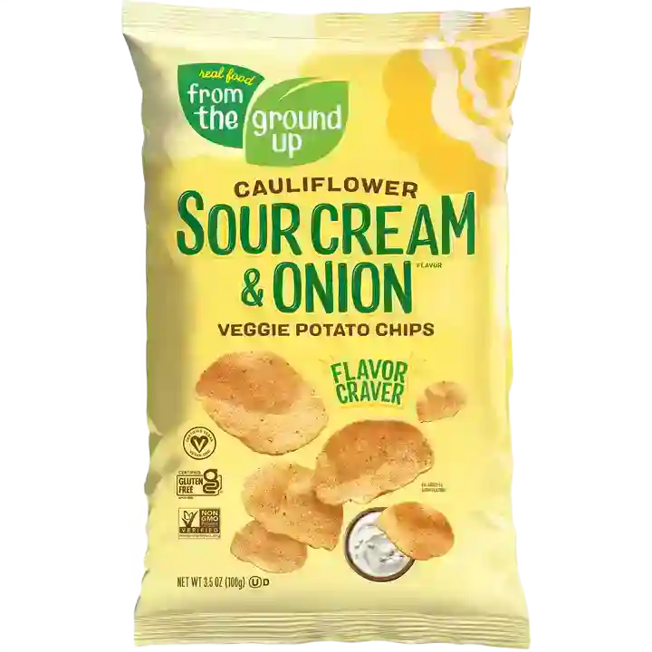 Sou Cream & Onion Cauliflower Potato Chips