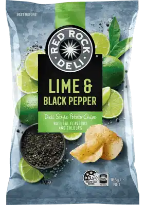 Red Rock Deli Lime And Black Pepper