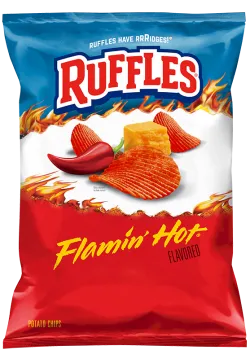 RUFFLES® FLAMIN' HOT® Flavored Potato Chips