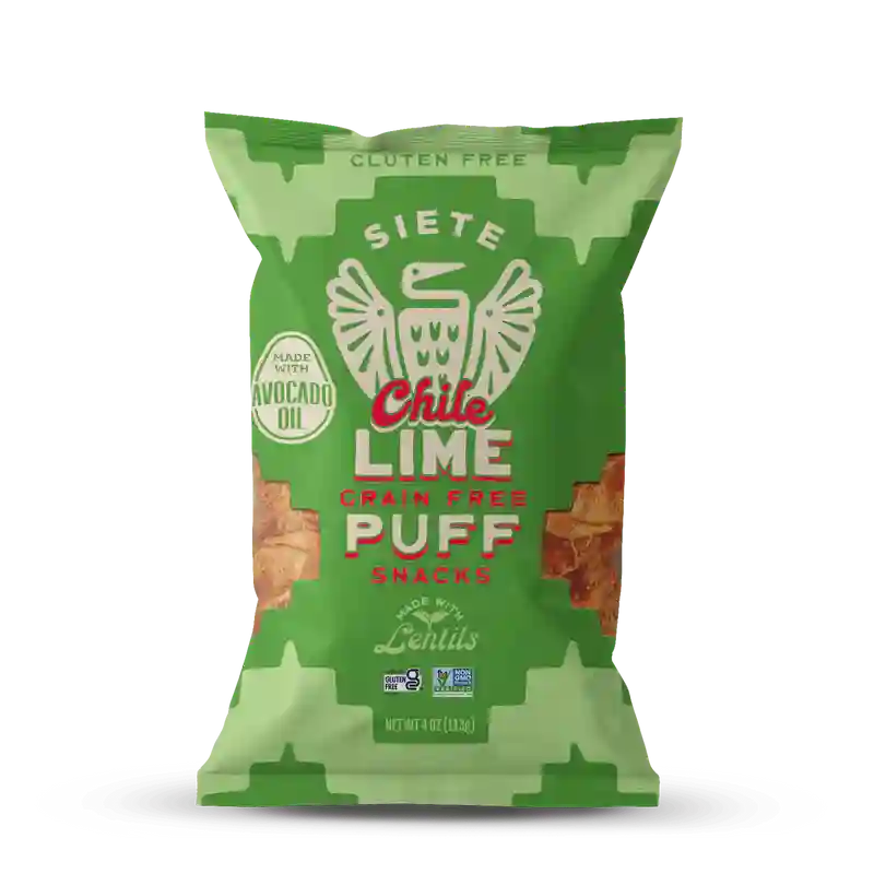 Siete Chile Lime Grain Free Puff Snacks