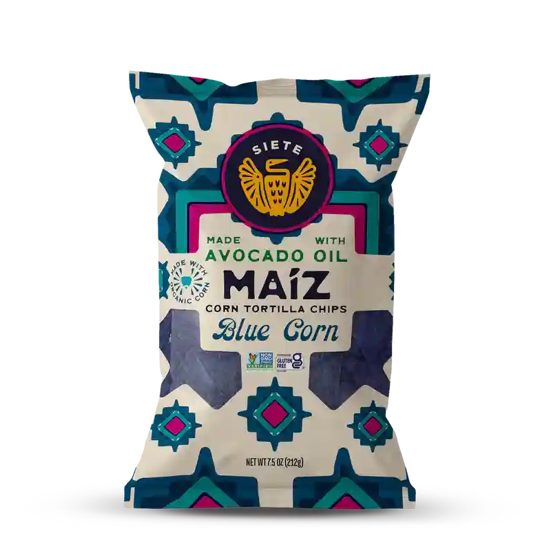 Siete Maiz Blue Corn Totopos Tortilla Chips